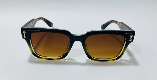 BOLD DESIGN F-047 Bent Lens Rectangle Sunglasses