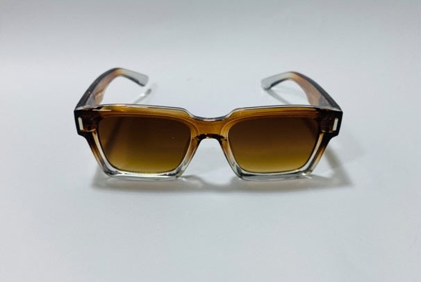 Bold Design-F0477 Bent Lens Square Shape Sunglasses