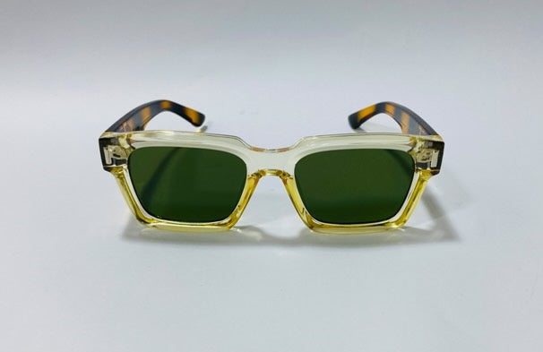 Bold Design-F0477 Bent Lens Square Shape Sunglasses