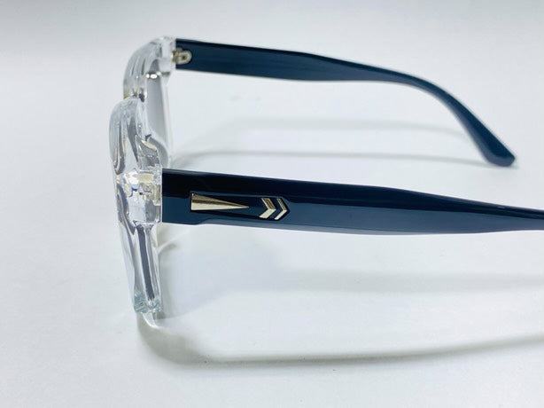 Bold Design-F0475 Bent Lens Panto Shape Sunglasses