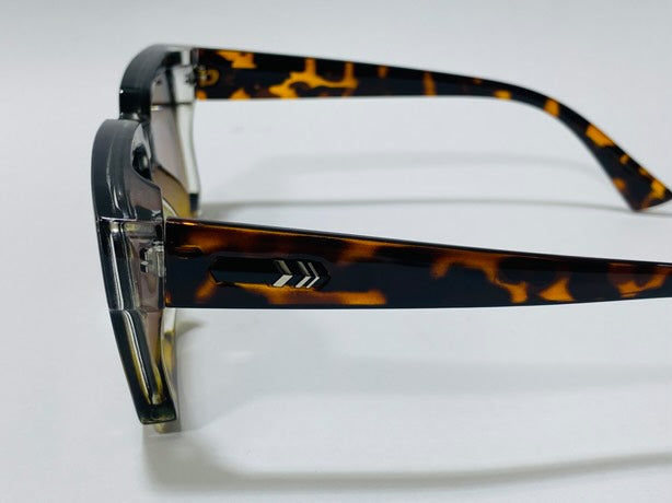 Bold Design-F0481 Bent Lens Rectangle Sunglasses