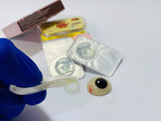 Glimmer Grey Magister Contact Lens