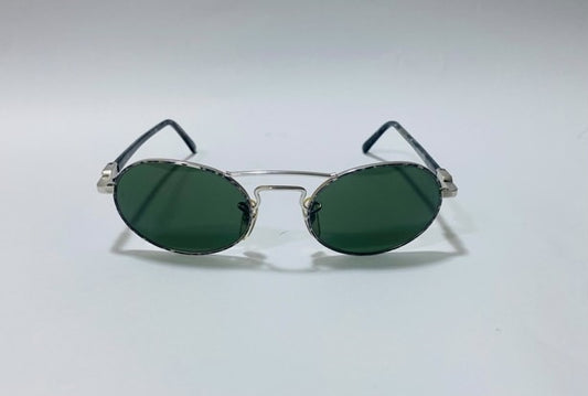 NOS VINTAGE SUNGLASSES RAY BAN W2006 CHAOS ROUND B&L BAUSCH LOMB SILVER MARBLED