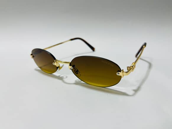 MIU MIU-MU2159 Sunglasses Metallic Golden