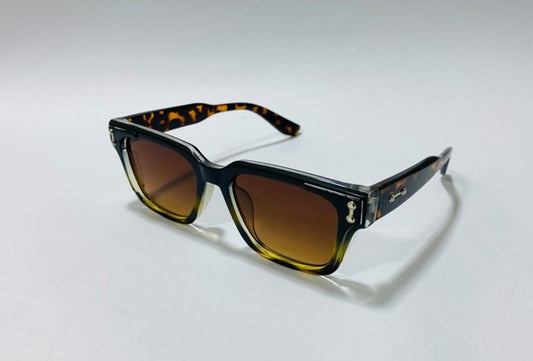 BOLD DESIGN F-047 Bent Lens Rectangle Sunglasses