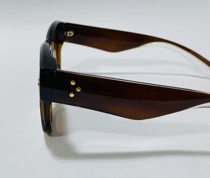 Moscot Bent Lens Wafer Shape Sunglasses