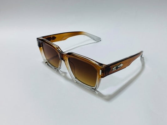 Bold Design-F0477 Bent Lens Square Shape Sunglasses