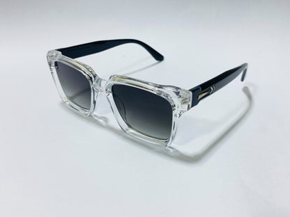 Bold Design-F0475 Bent Lens Panto Shape Sunglasses