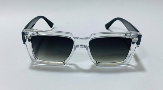 Bold Design-F0481 Bent Lens Rectangle Sunglasses