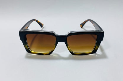 Bold Design-F0481 Bent Lens Rectangle Sunglasses