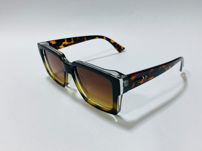 Bold Design-F0481 Bent Lens Rectangle Sunglasses