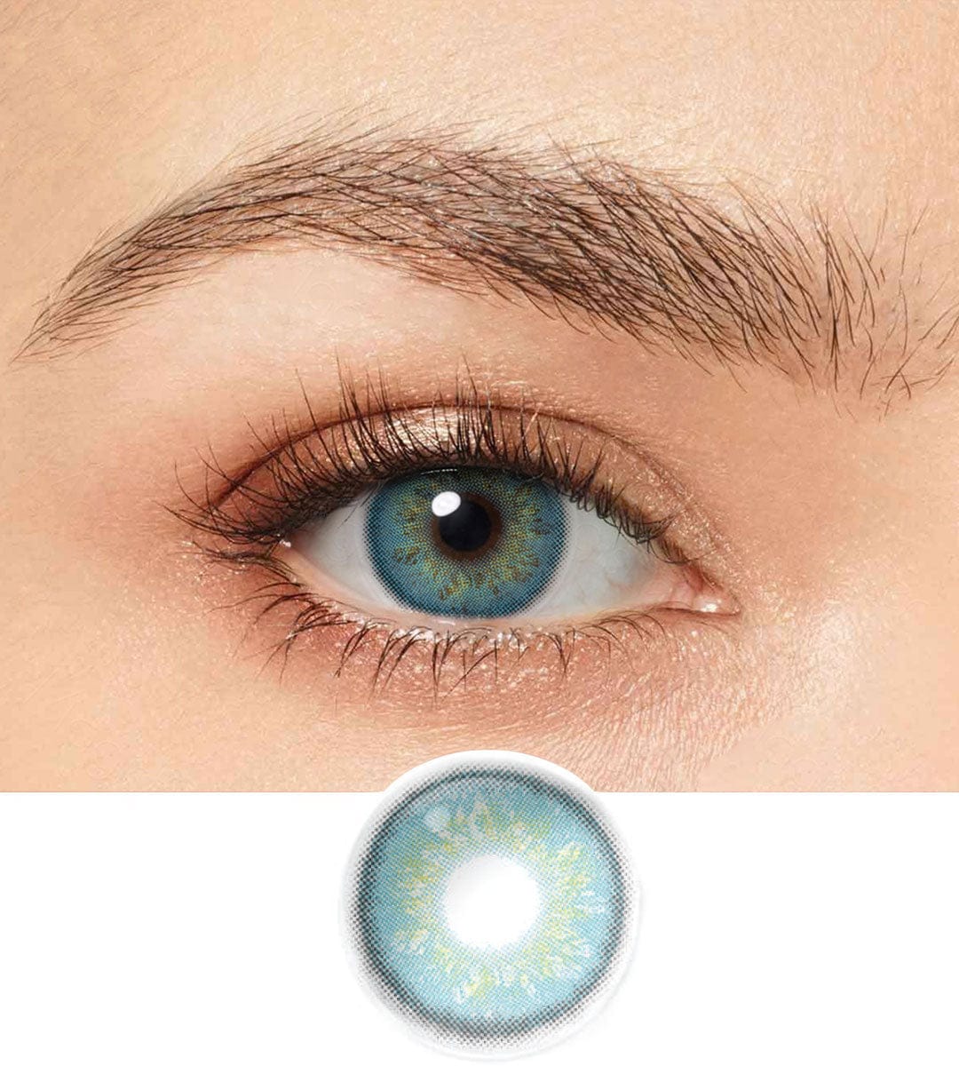 Bright Blue Magister Contact Lens